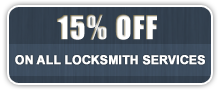 15% off on all locksmith services